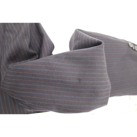 Hickey Freeman Sport Coat Navy Striped Men's 46-48 - Picture 13 of 15